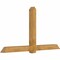 Ekena Millwork Eugene Rough Sawn Timber Gable Bracket, Western Red Cedar, 96"W x 52"H x 6"D x 6"F, 13/12 Pitch GBW096X52X0606EUG00RWR - alternate 4